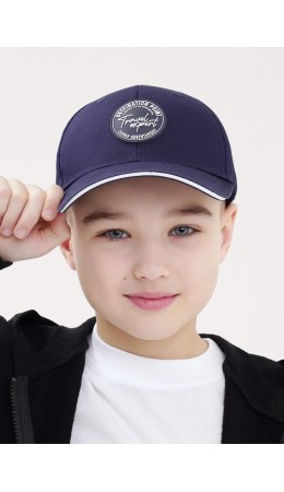 CLE Бейсболка дет 86 х/б (1626), т.синий