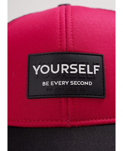 CLE Бейсболка дет 87 сетка (1624), красный/чёрный