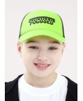 CLE Бейсболка дет 88 сетка (1624), салатовый/чёрный