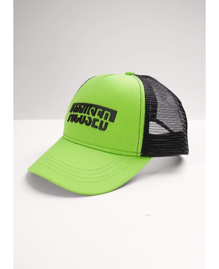 CLE Бейсболка дет 88 сетка (1624), салатовый/чёрный