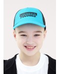 CLE Бейсболка дет 88 сетка (1624), бирюзовый/чёрный