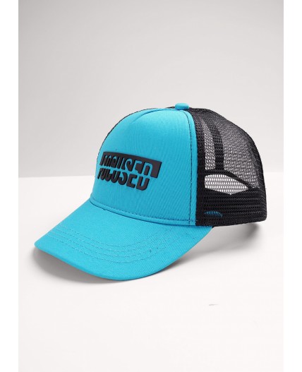 CLE Бейсболка дет 88 сетка (1624), бирюзовый/чёрный