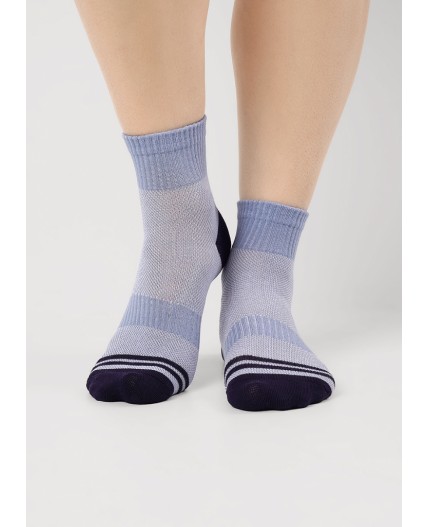 CLE Носки дет.С1572 24 сетка мал, джинсовый