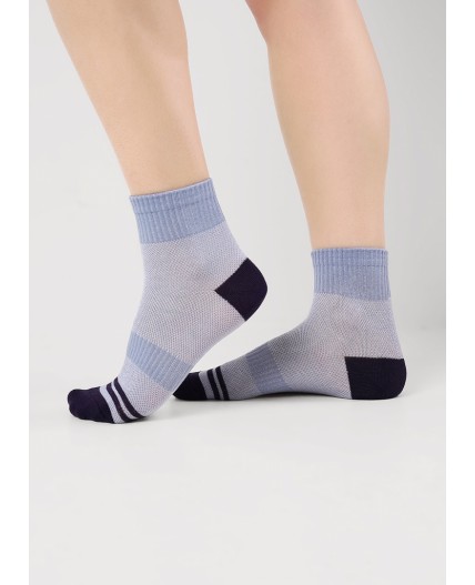 CLE Носки дет.С1572 24 сетка мал, джинсовый