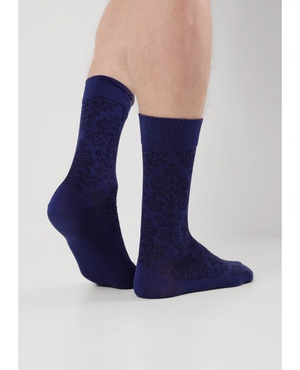 CLE Носки муж.М101Л мерс.хл, т.синий