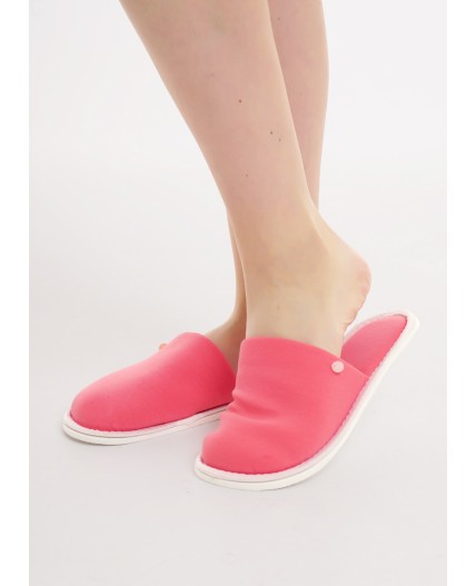 CLE SW25-1168C Пантолеты жен. домаш. Тропикана, св.красный