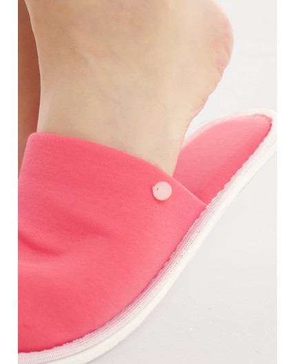 CLE SW25-1168C Пантолеты жен. домаш. Тропикана, св.красный