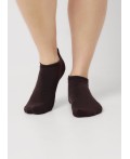 CLE Носки жен.Д202М плюш укор, коричневый