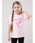 CLE Футболка дев. 857067кд_п, св.розовый