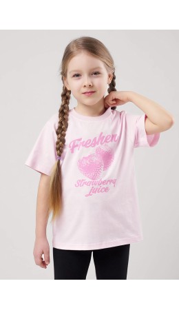 CLE Футболка дев. 857067кд_п, св.розовый