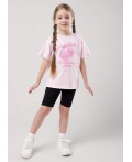 CLE Футболка дев. 857067кд_п, св.розовый