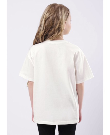 CLE Футболка дев. 857068кд_п, молочный