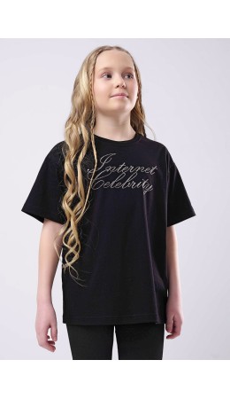 CLE Футболка дев. 857068кд_п, чёрный