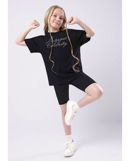 CLE Футболка дев. 857068кд_п, чёрный