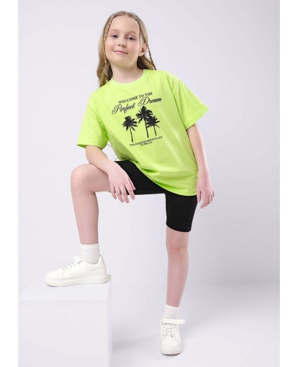 CLE Футболка дев. 857068кд_п, св.зелёный