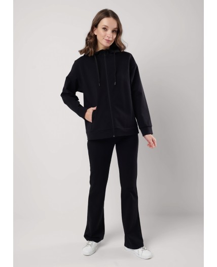 CLE LJ009 Куртка жен. ЧБ база, чёрный