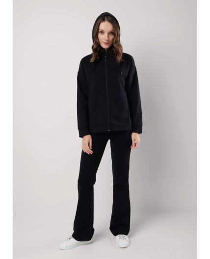 CLE LJ009 Куртка жен. ЧБ база, чёрный