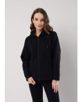 CLE LJ009 Куртка жен. ЧБ база, чёрный