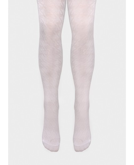 CLE Колготки дет.КД1317 116-128 ажур хл+эл, белый