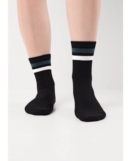 CLE Носки дет.С1578 20-22,22 вайб мал, чёрный