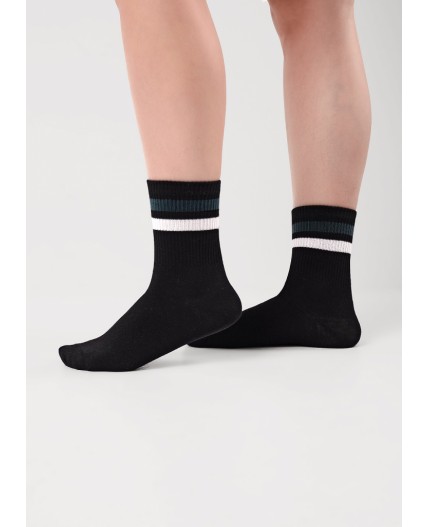 CLE Носки дет.С1578 20-22,22 вайб мал, чёрный