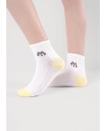 CLE Носки дет.С1585 20-22,22 викенд дев, белый/св.жёлтый