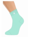 CLE Носки жен.Д5572 сёрф хл+эл, св.зелёный