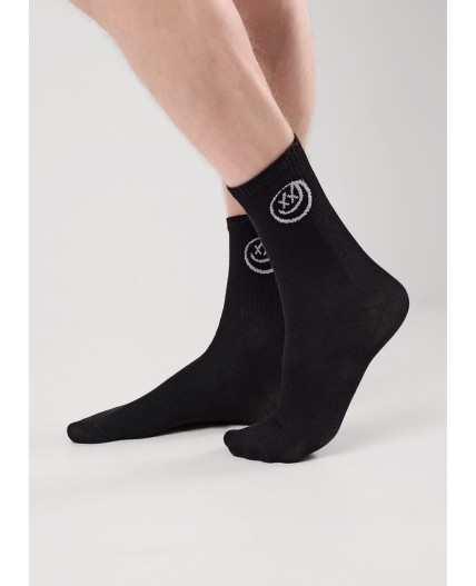 CLE Носки муж.К6532Л трендсокс хл+эл, чёрный