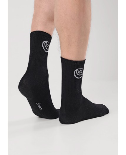 CLE Носки муж.К6532Л трендсокс хл+эл, чёрный