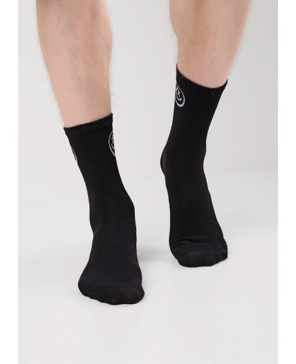 CLE Носки муж.К6532Л трендсокс хл+эл, чёрный