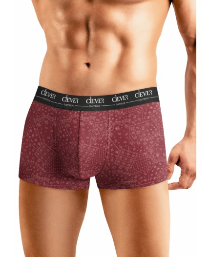 CLE MH552713 Трусы муж., т.красный/св.бордовый