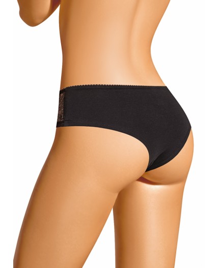 CLE BR1165 Трусы жен. Кружево хлопок, чёрный