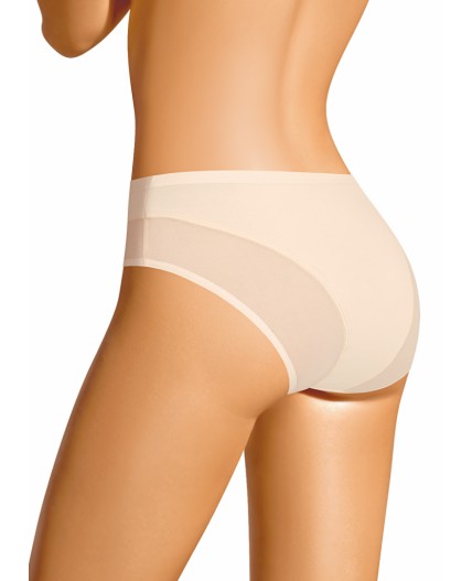 CLE C1167 Трусы жен. Кружево хлопок, св.бежевый