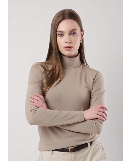 CLE Водолазка жен. 356884рв, бежевый