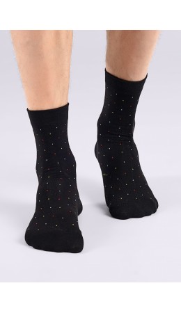 CLES Носки муж.M1000 база хл+эл, чёрный