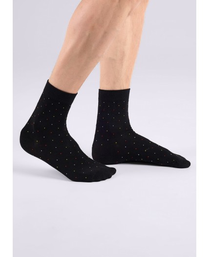 CLES Носки муж.M1000 база хл+эл, чёрный