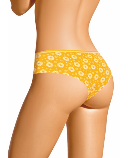 CLE BR1170 Трусы жен. Сандал, т.жёлтый/молочный