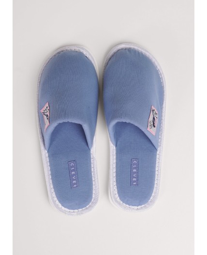 CLE SW25-968C/4 Пантолеты жен. домаш. Home line ВЛ25, джинсовый