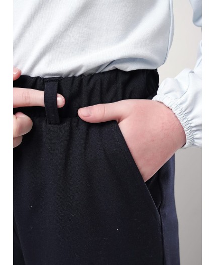 CLE Брюки дев. 753218ог школа, т.синий