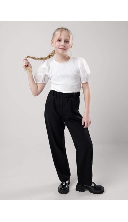 CLE Брюки дев. 753219ог школа, чёрный