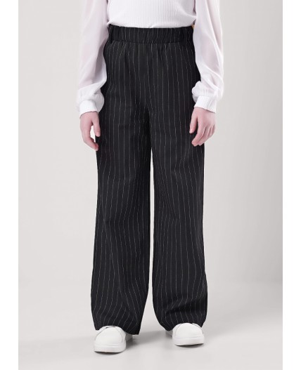 CLE Брюки дев. 753238огн школа, чёрный/белый