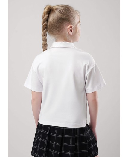CLE Джемпер дев. 756475гг школа, белый