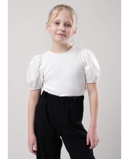 CLE Джемпер дев. 757081шл школа, белый