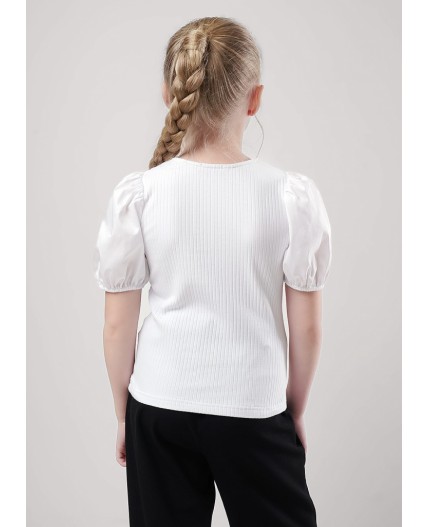 CLE Джемпер дев. 757081шл школа, белый