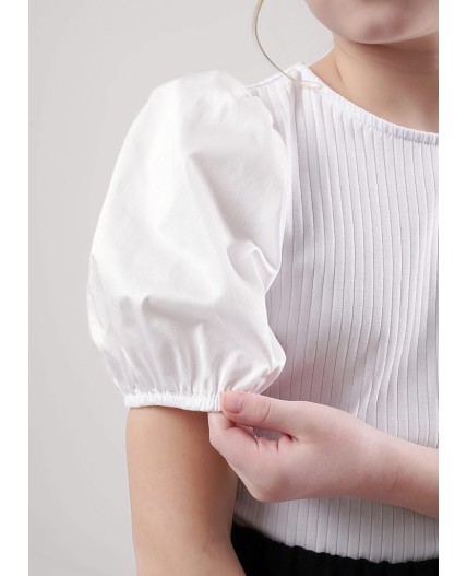 CLE Джемпер дев. 757081шл школа, белый