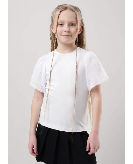 CLE Джемпер дев. 757086г школа, белый