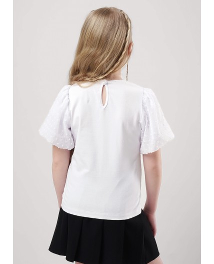 CLE Джемпер дев. 757086г школа, белый