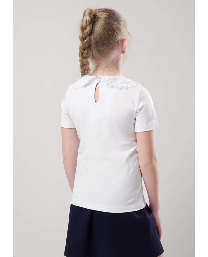 CLE Джемпер дев. 757088г школа, белый