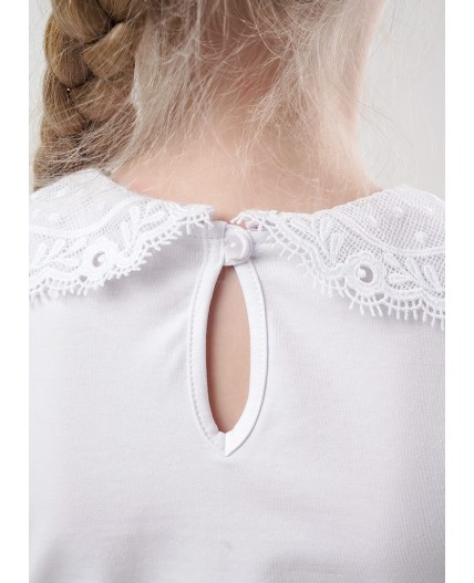 CLE Джемпер дев. 757088г школа, белый