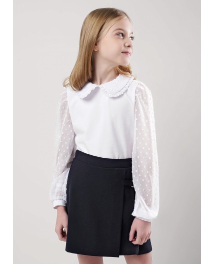 CLE Джемпер дев. 757089г школа, белый